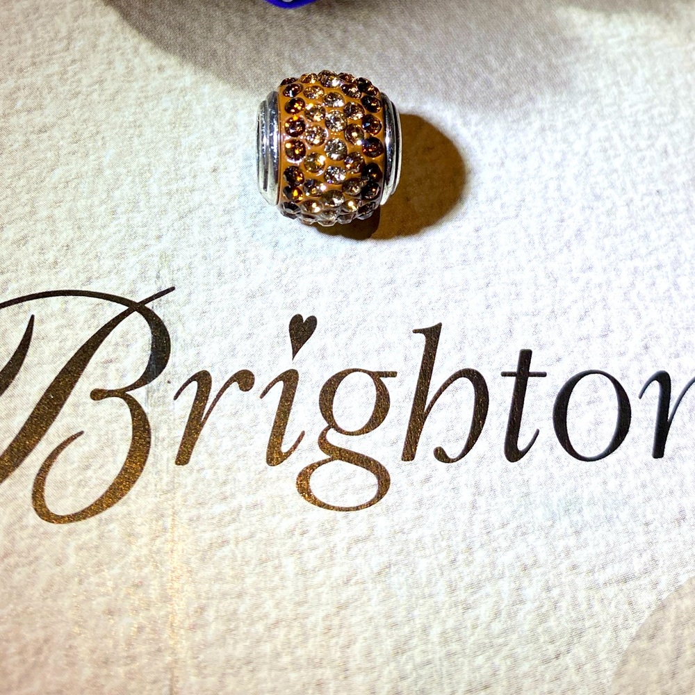 Brighton Cupid's Kiss Bead - Silver Topaz J9724D - Brand New without Tag
